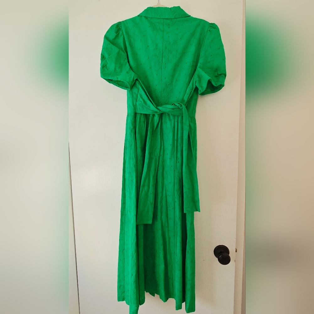 NWT DKNY Green Cotton Dress NWT with Pockets! 🥰 - Picture 6 of 8